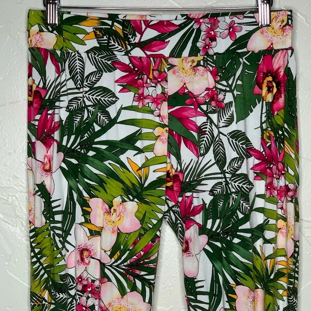 Michael Lauren Pablo Pant Floral Palm Hawaiian - Picture 3 of 5